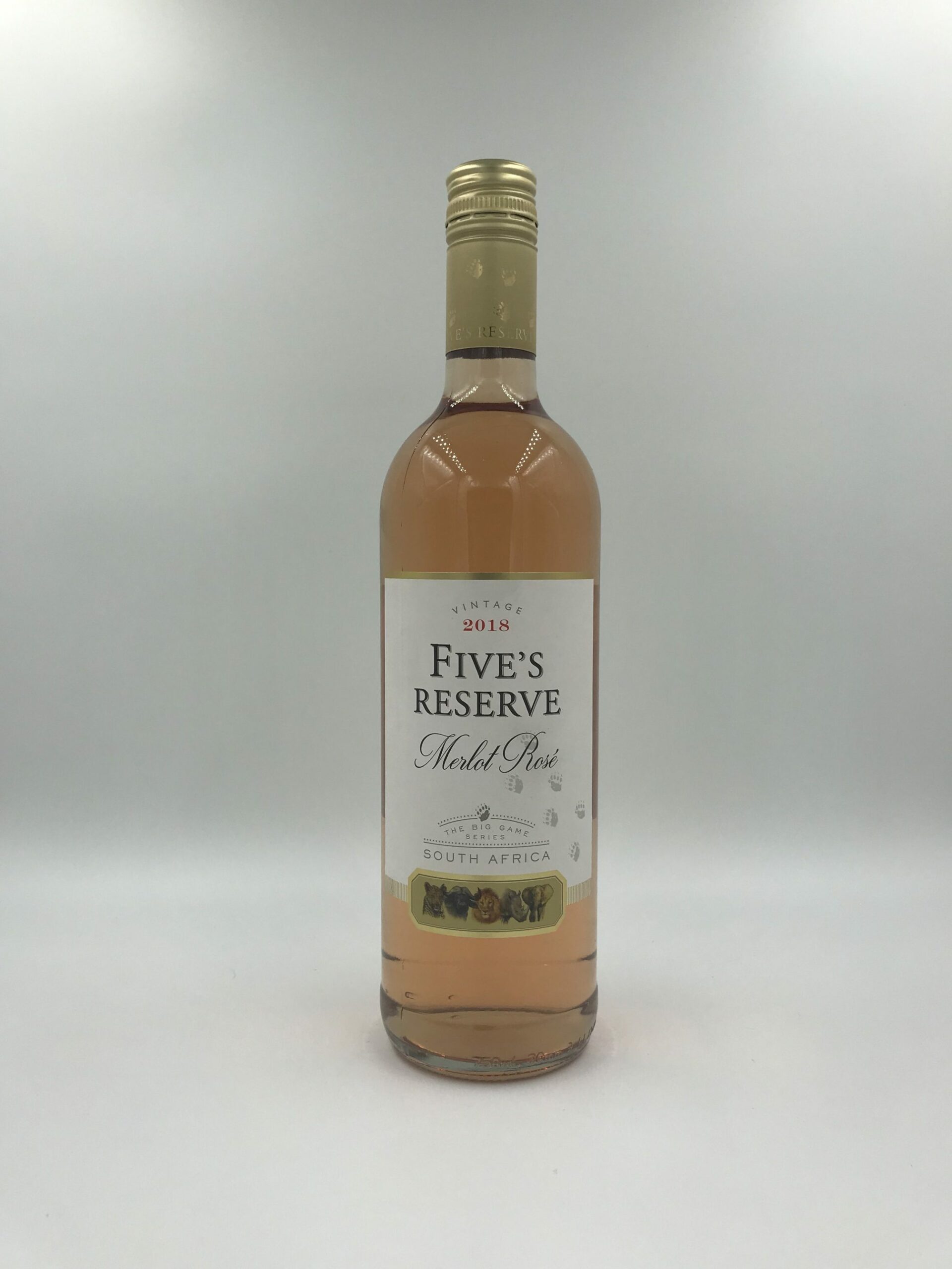 FIVE'S RESERVE MERLOT ROSE 750ML